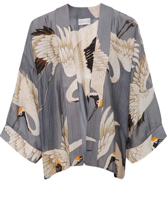 One Hundred Stars Stork Kimono