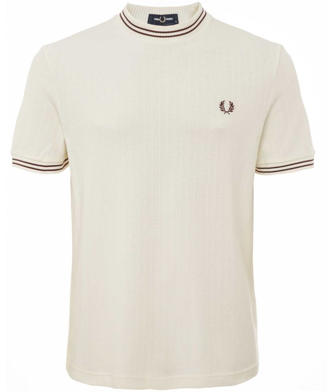 Fred Perry Ribbed Jersey T-Shirt