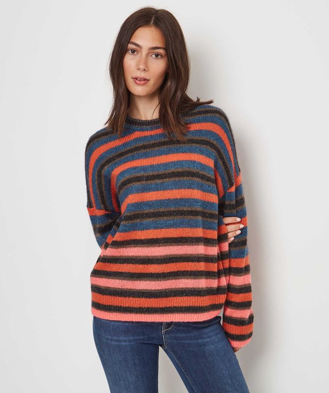 Paul Smith Mohair Mix Stripe Jumper