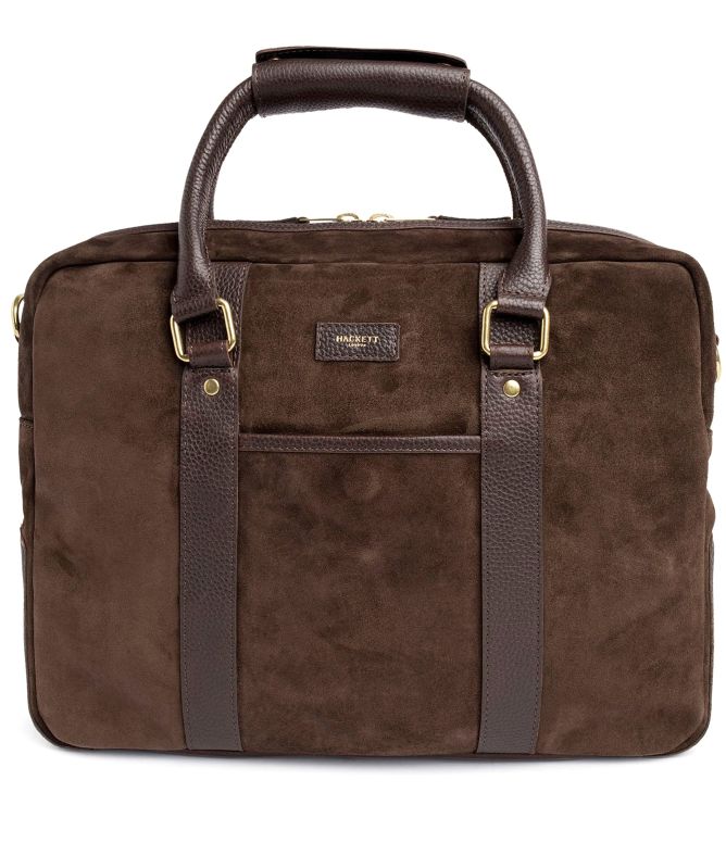 Hackett Suede Ludgate Briefcase