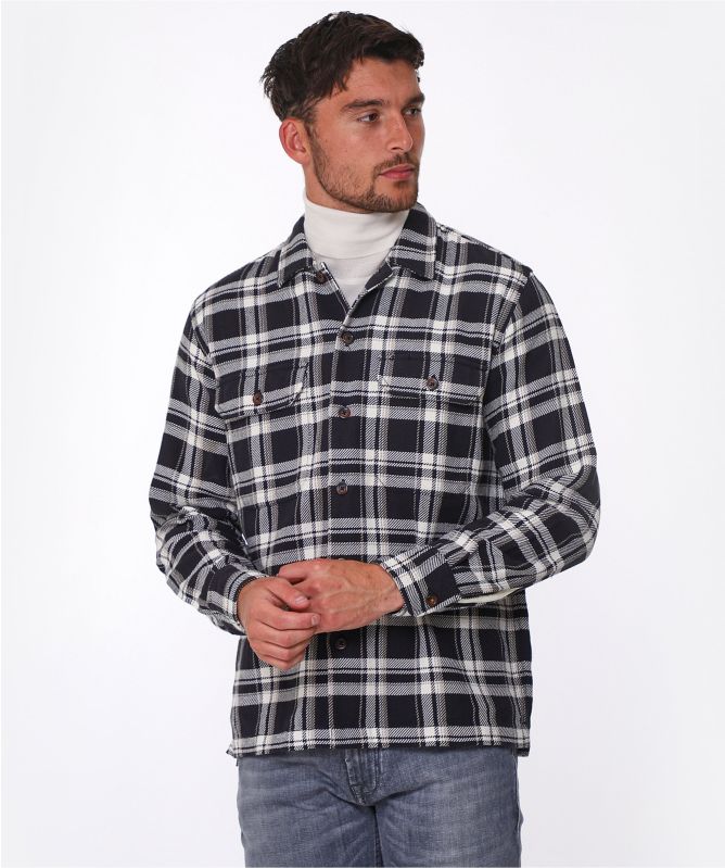 Universal Works Heavy Twill Check Utility Shirt