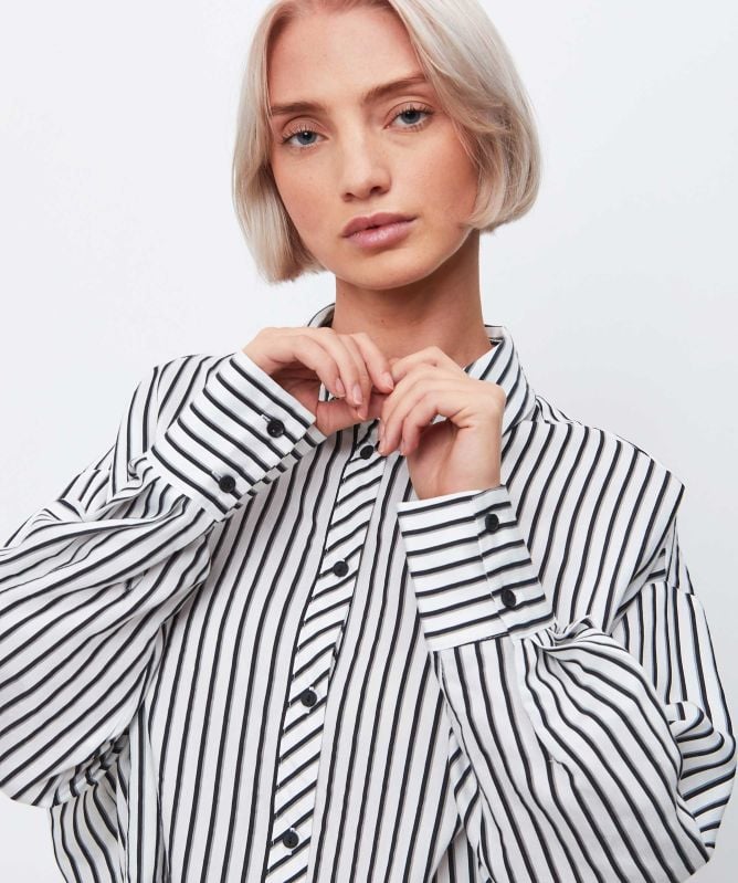 Bize Striped Long Sleeve Shirt