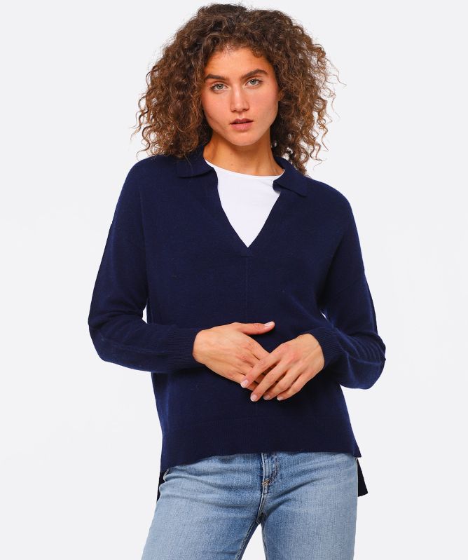 Van Kukil Virginia V-Neck Cashmere Sweater