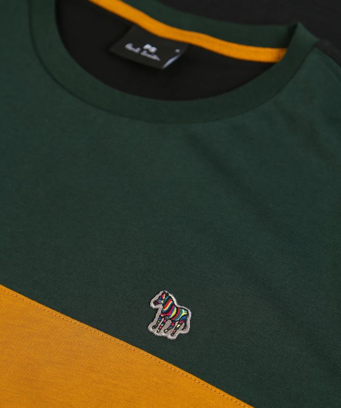 Paul Smith Colour Block Zebra T Shirt