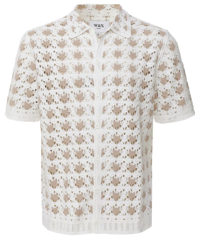 Wax London Splash Crochet Porto Shirt
