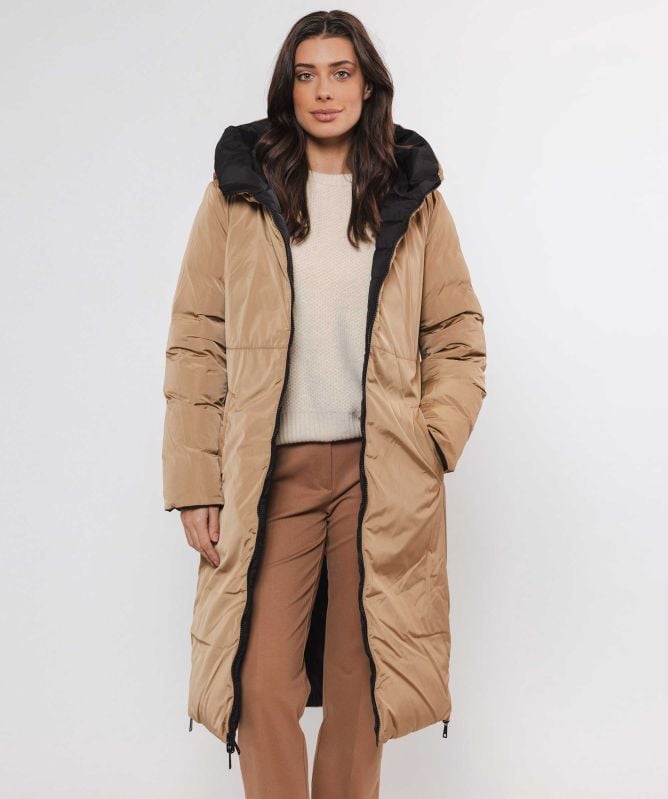 Rino and Pelle Keila Reversible Long Coat