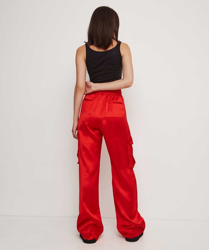 Stine Goya Fatuna Satin Cargo Pants