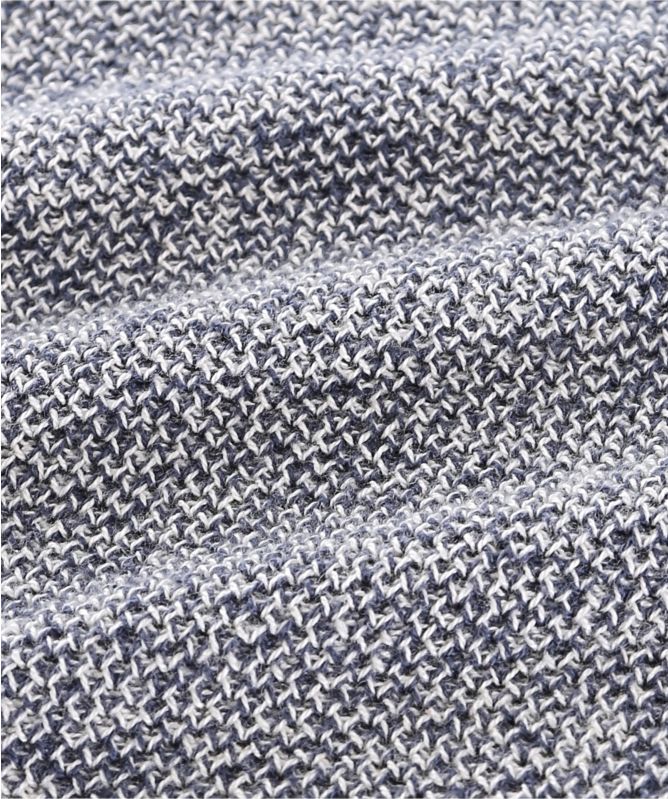 Hackett Cotton Mouliné Crew Neck Sweater