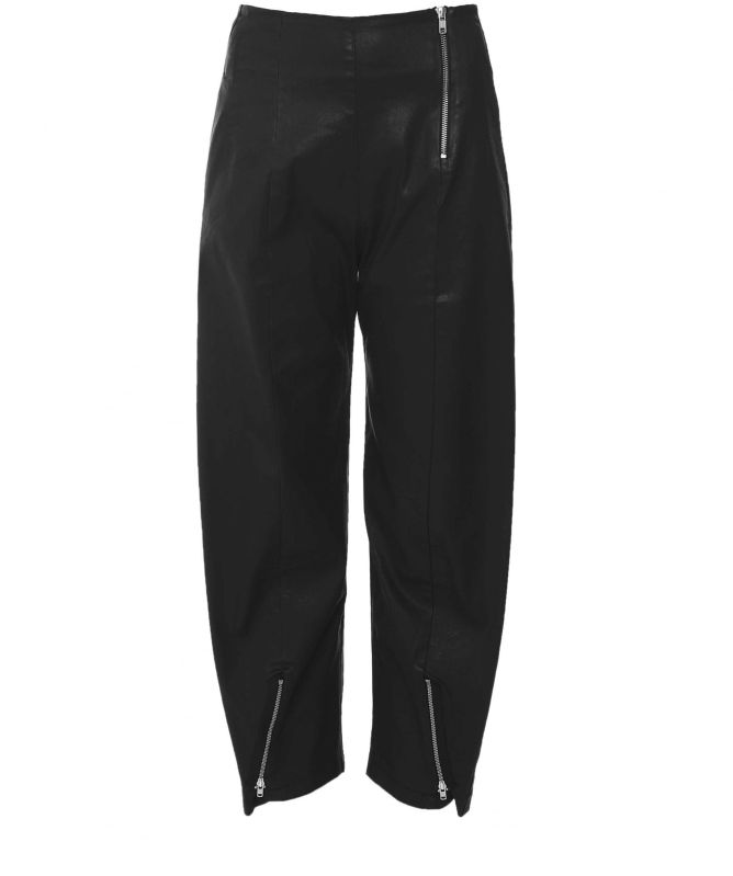 Lurdes Bergada Coated Zip Pants