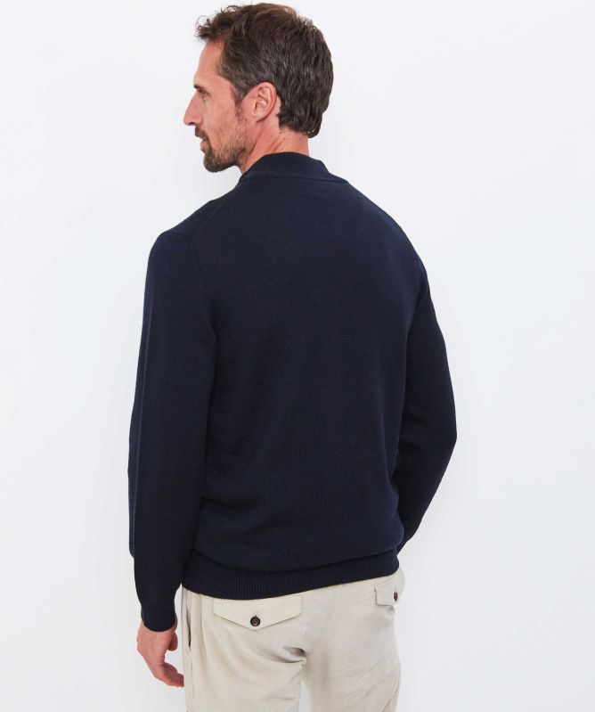 Thomas Maine Merino Mock Neck Jumper