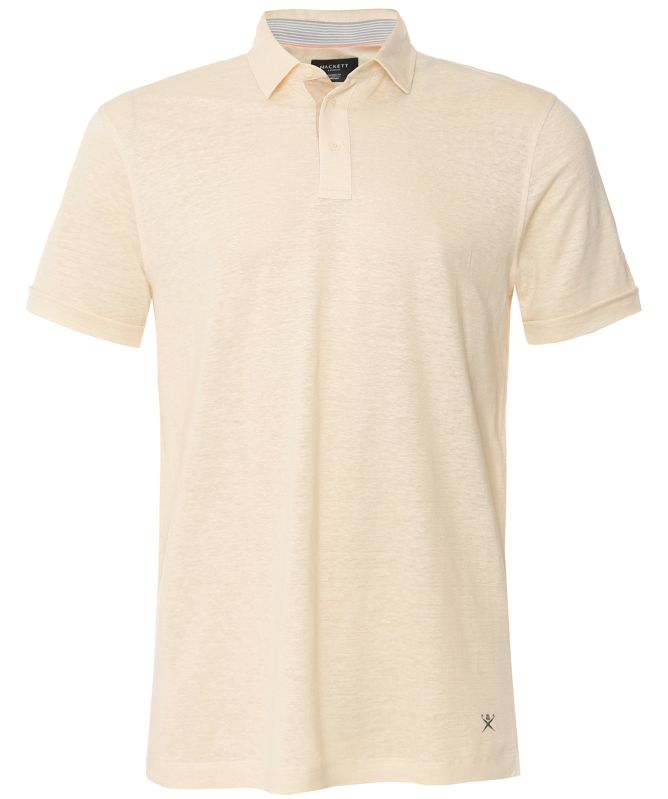 Hackett Linen Polo Shirt