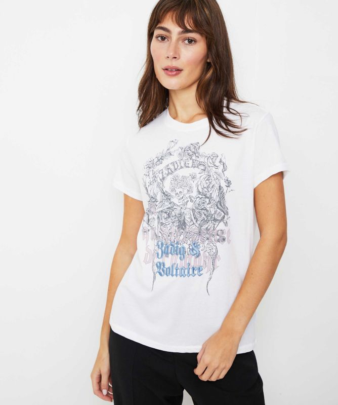 Zadig and Voltaire Walk Skull Reaper T-Shirt