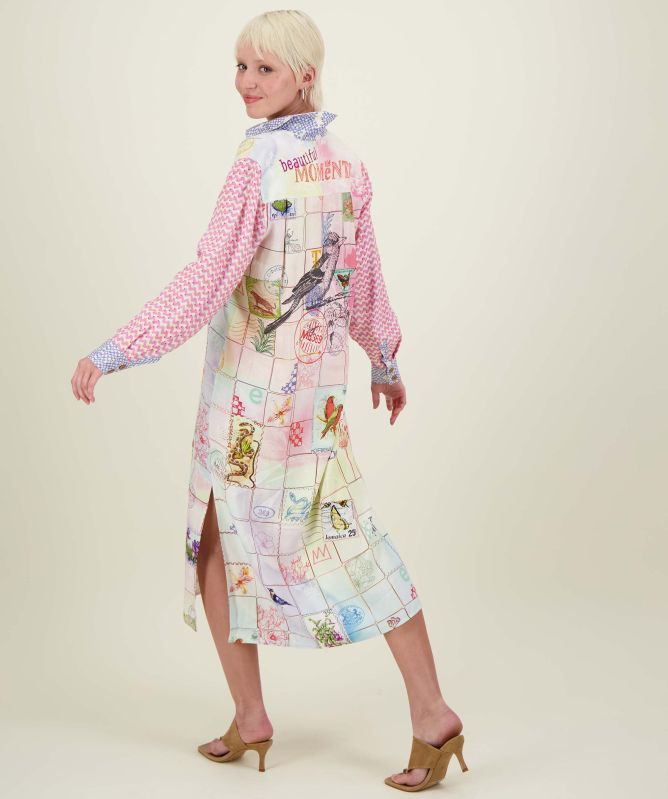 Me369 Linen Maggie Shirt Dress