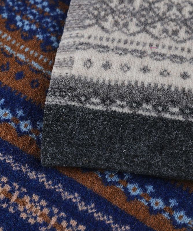 ERIBÉ Alloa Fair Isle Scarf