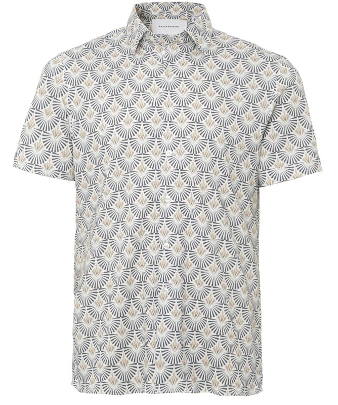 Baldessarini Pique Art Deco Print Shirt