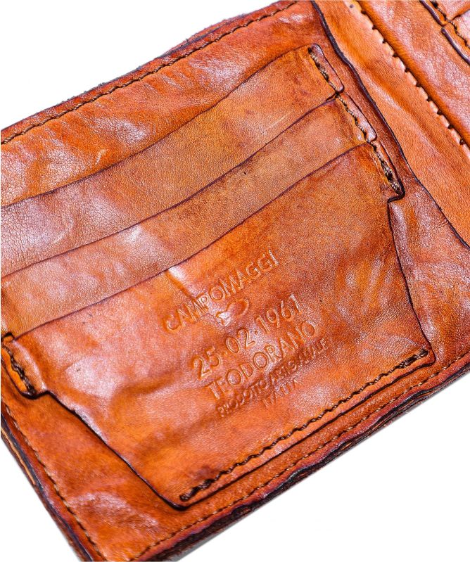 Campomaggi Leather Billfold Coin Wallet