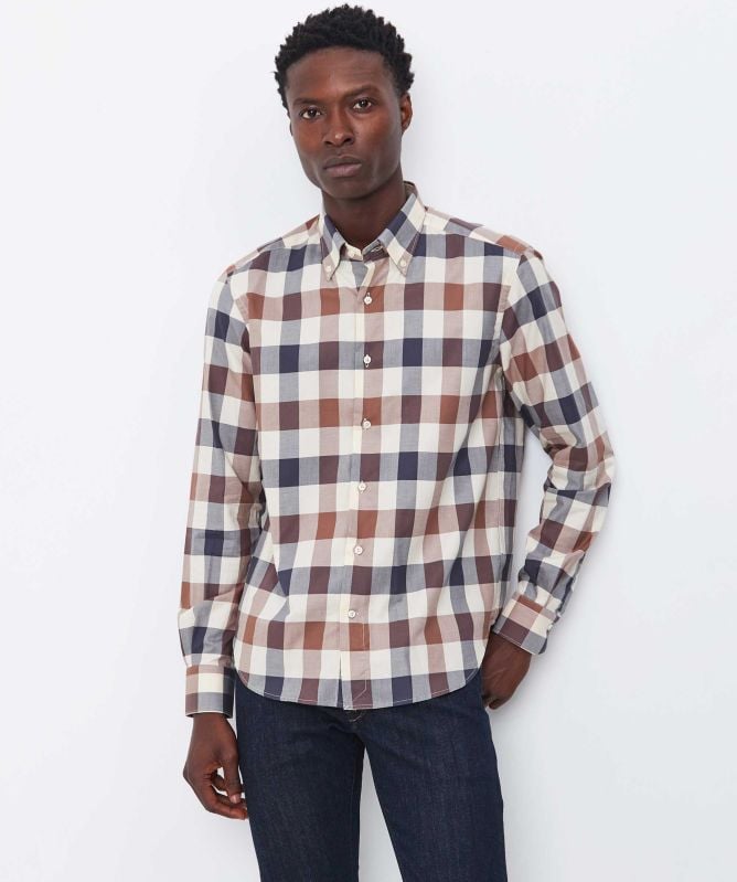 Aquascutum Macro Check Shirt