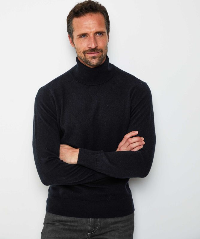 Jules B Lambswool Roll Neck Gosforth Jumper