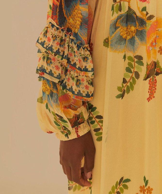 FARM Rio Delicate Garden Maxi Dress