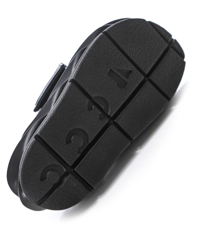 4CCCCEES Mellow Glow Pure Black Sandals