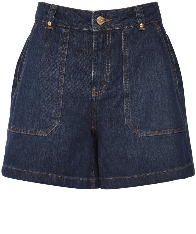 Holland Cooper Utility Denim Shorts