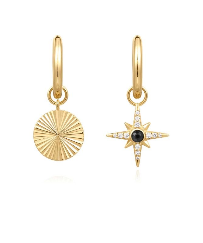 Ania Haie Astrolabe Charm Huggies