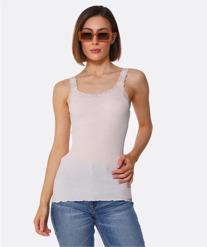 Rosemunde Babette Silk Lace Vest