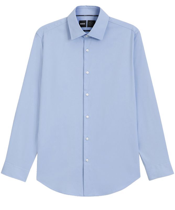 BOSS Slim-Fit Performance-Stretch Twill Shirt