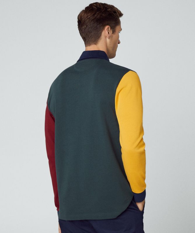 Hackett Colour-Block Rugby Shirt