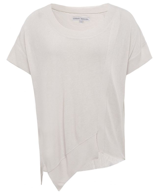 Lurdes Bergada Asymmetric Knitted Pullover