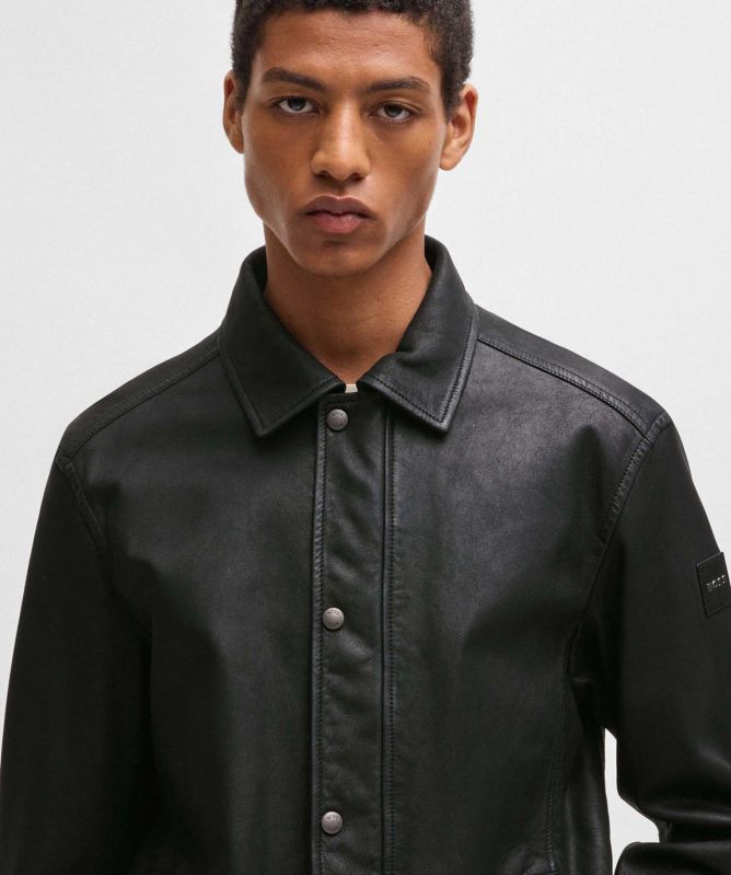 BOSS Leather Jericho Jacket