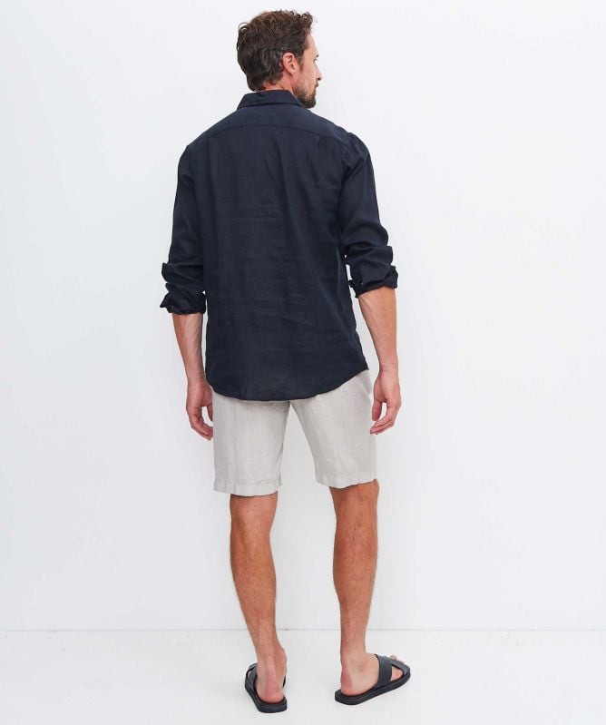 Berwich Linen Elax Bermuda Shorts