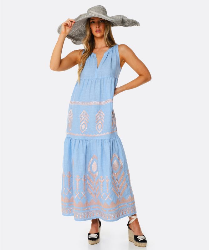 lulus purple maxi dress Lulus Fernanda Flutter Sleeve Maxi Dress In White/Purple L