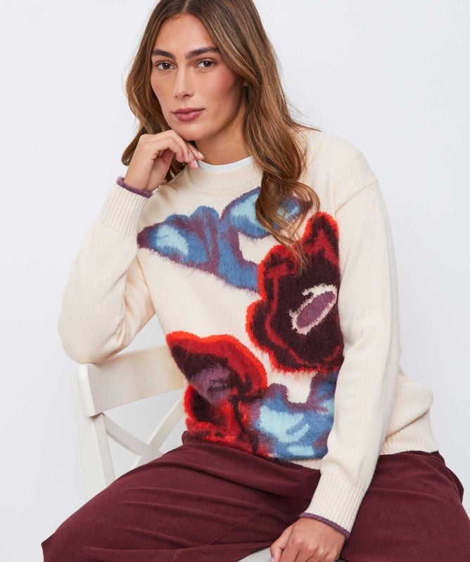 Paul Smith Floral Crew Neck Jumper