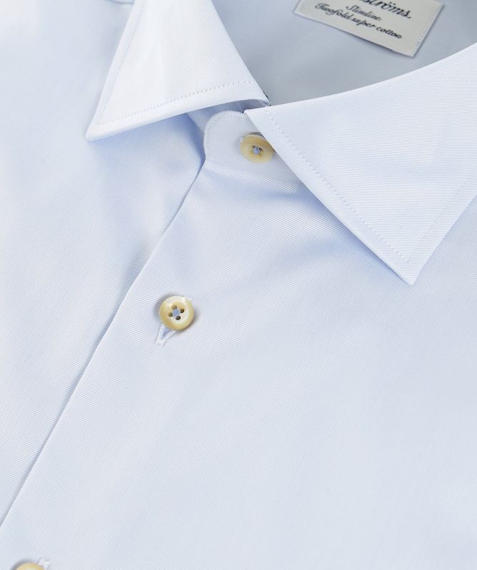 Stenstroms Slimline Print Trim Shirt