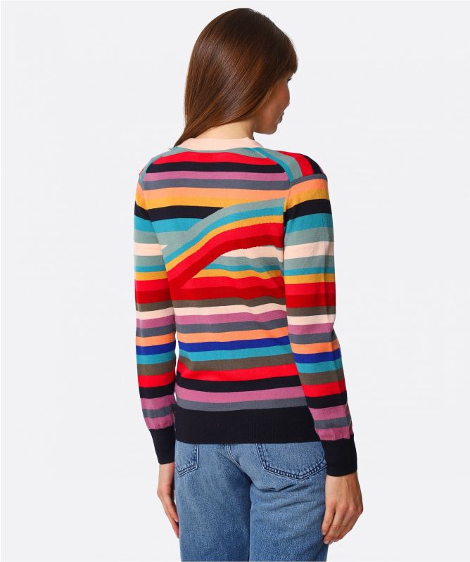 Paul Smith Stripe Wool Cardigan