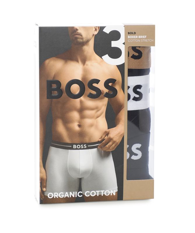 BOSS Stretch Boxer Briefs 3 Pack