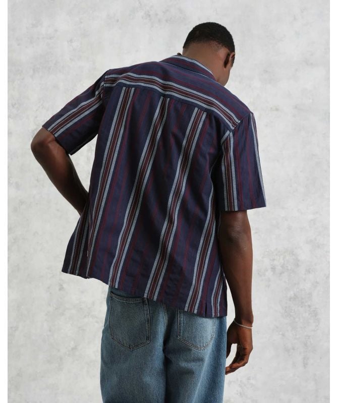 Wax London Dobby Striped Didcot Shirt