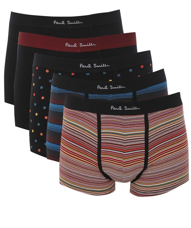 Paul Smith Spot & Stripe Mix Boxer Briefs 5 Pack