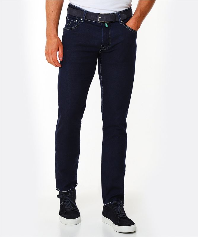 Jacob Cohen Dark Blue 622 Stretch Slim Fit Comfort Jeans | Jules B