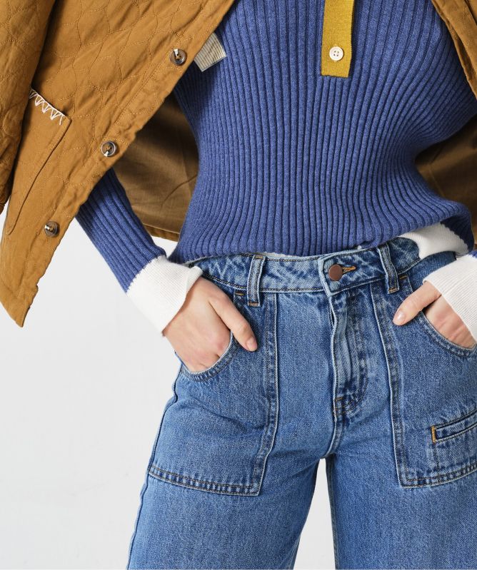 Seventy + Mochi Eden Cropped Jeans