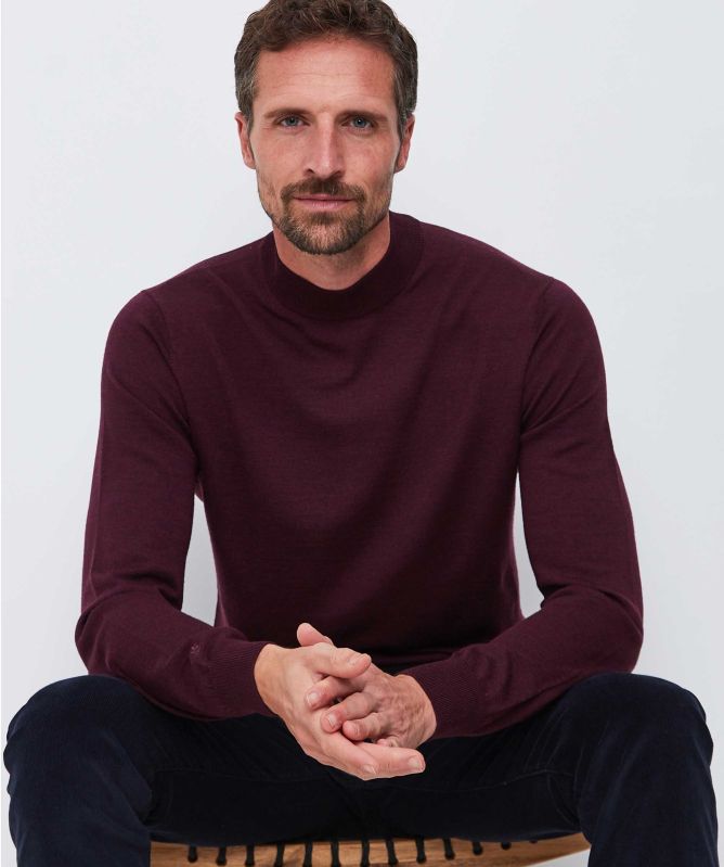 Thomas Maine Merino Turtleneck Jumper