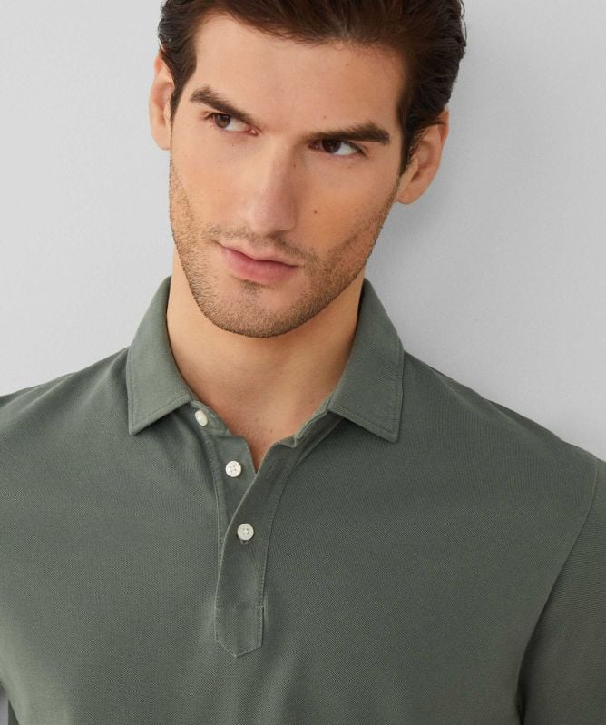 Hackett Classic Fit Pique Polo Shirt