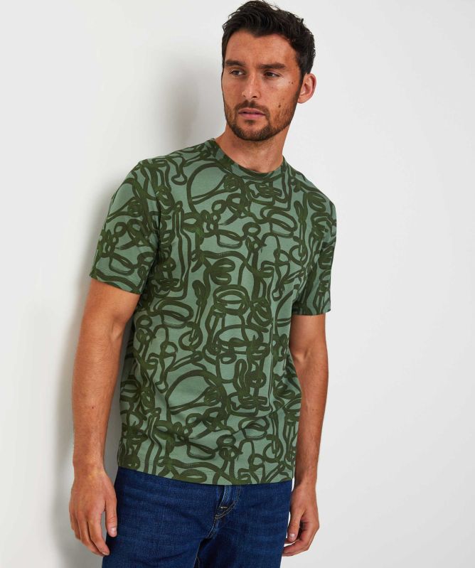 Paul Smith Organic Cotton Graphic Print T-Shirt