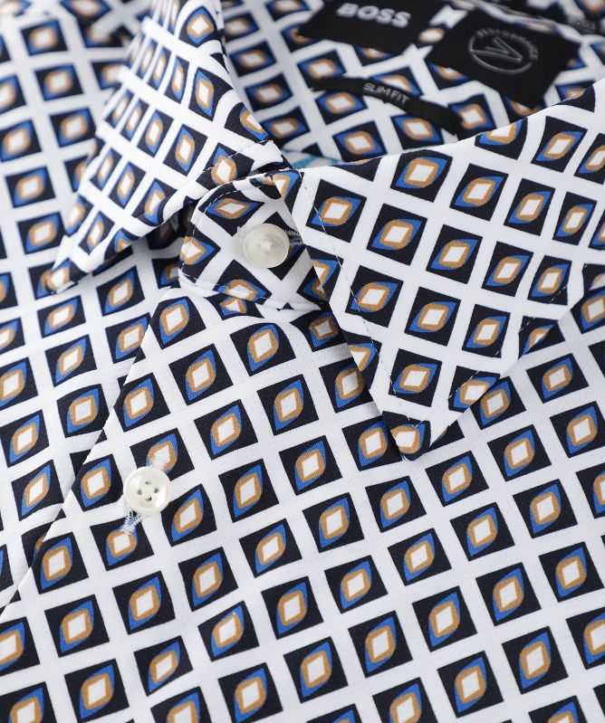 BOSS P-HANK-kent Printed Shirt