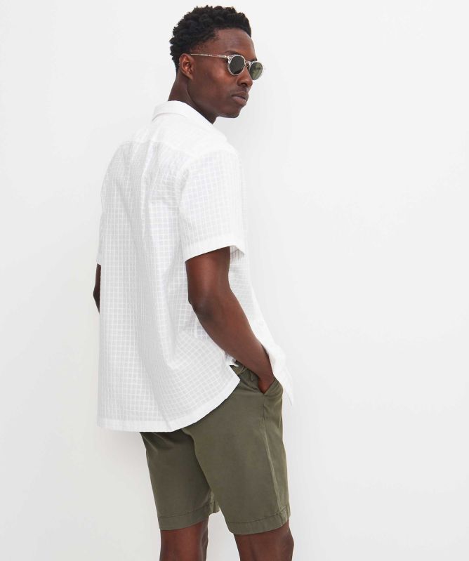 BOSS Relaxed Fit Waffle C-Cory Shirt
