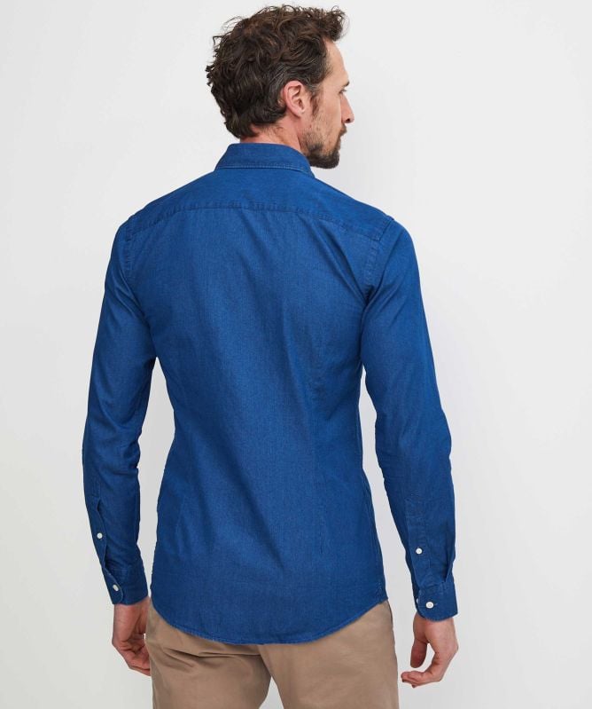 Eton Slim Fit Denim Shirt