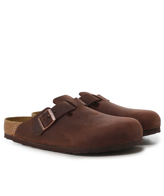 Birkenstock Boston Oiled Leather Clogs