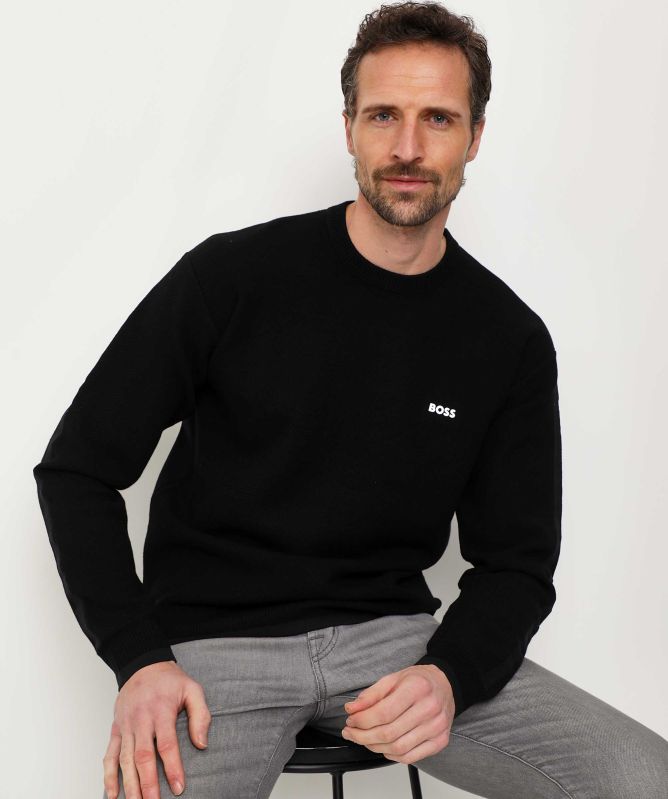 BOSS Crew Neck Rartic Jumper