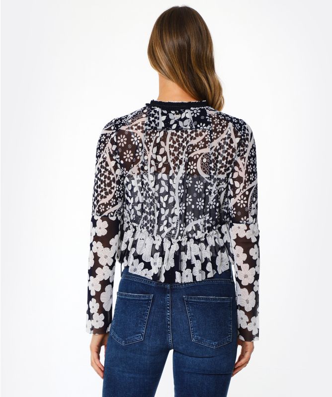 High Anywise Floral Top